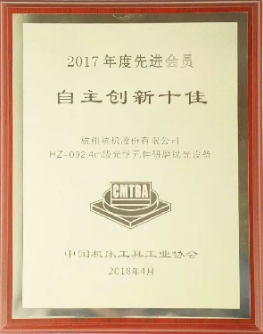 全国性  2017年度先进会员自主创新十佳